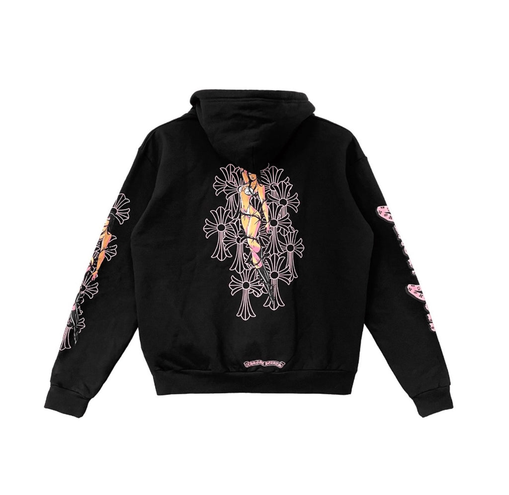 Chrome hearts deadly doll zip up size XL