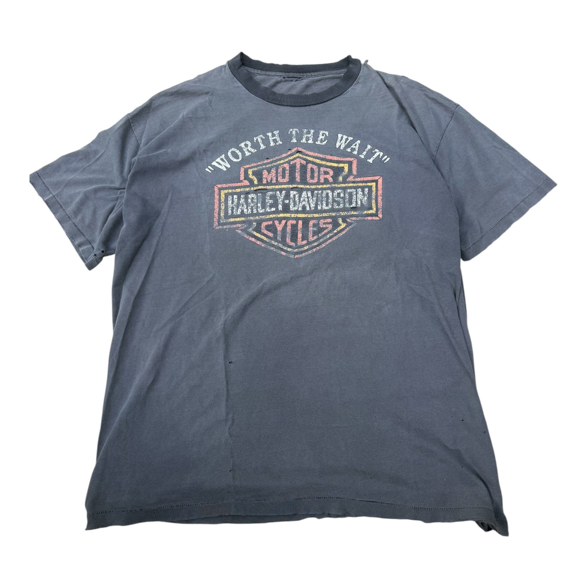 Vintage Harley Davidson ringer tee size XL