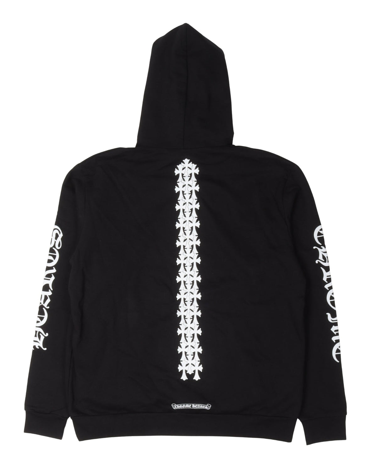 Chrome hearts triple cross spine hoodie size L