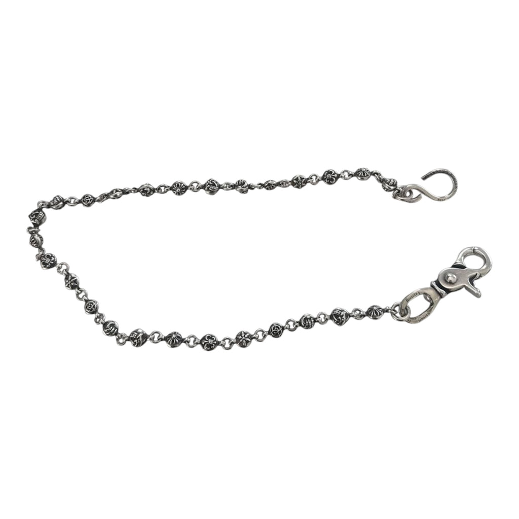Chrome hearts multi motif ball wallet chain 25 in