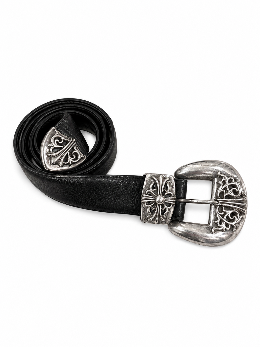 Chrome hearts 3 PC western belt size 30