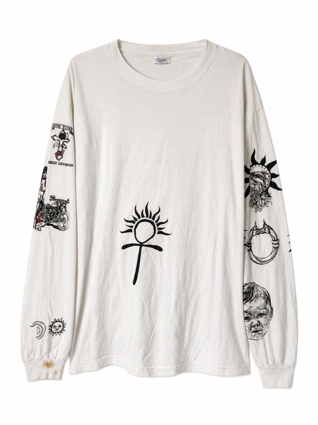 Vintage Dennis Rodman tattoo longsleeve size XL