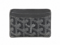 Goyard card holder grey