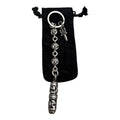 Chrome hearts campana and dagger keychain