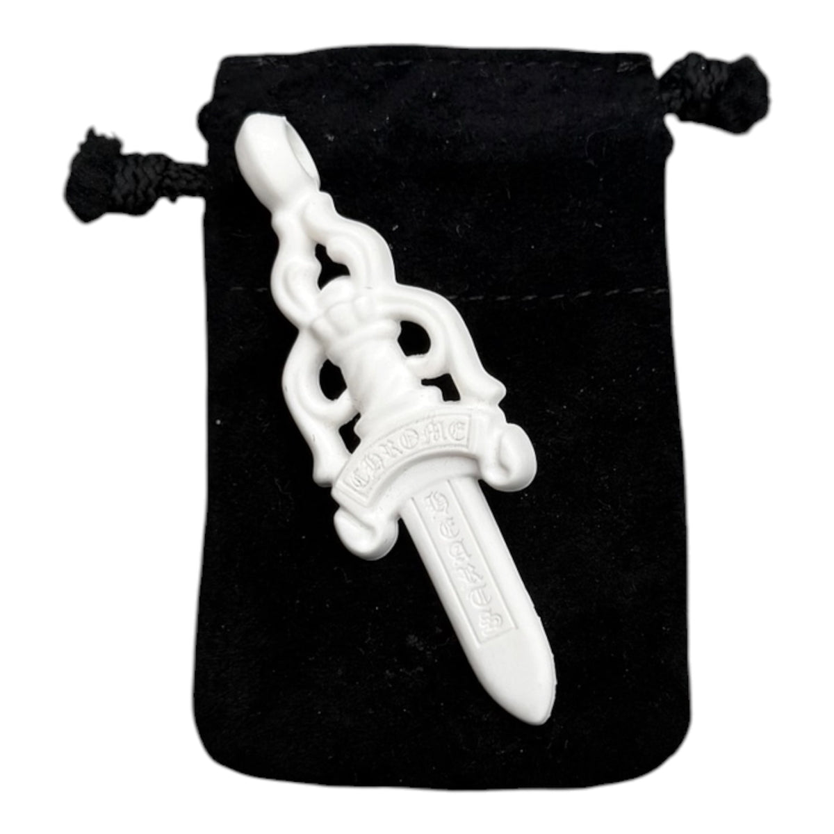 Chrome hearts silichrome dagger pendant