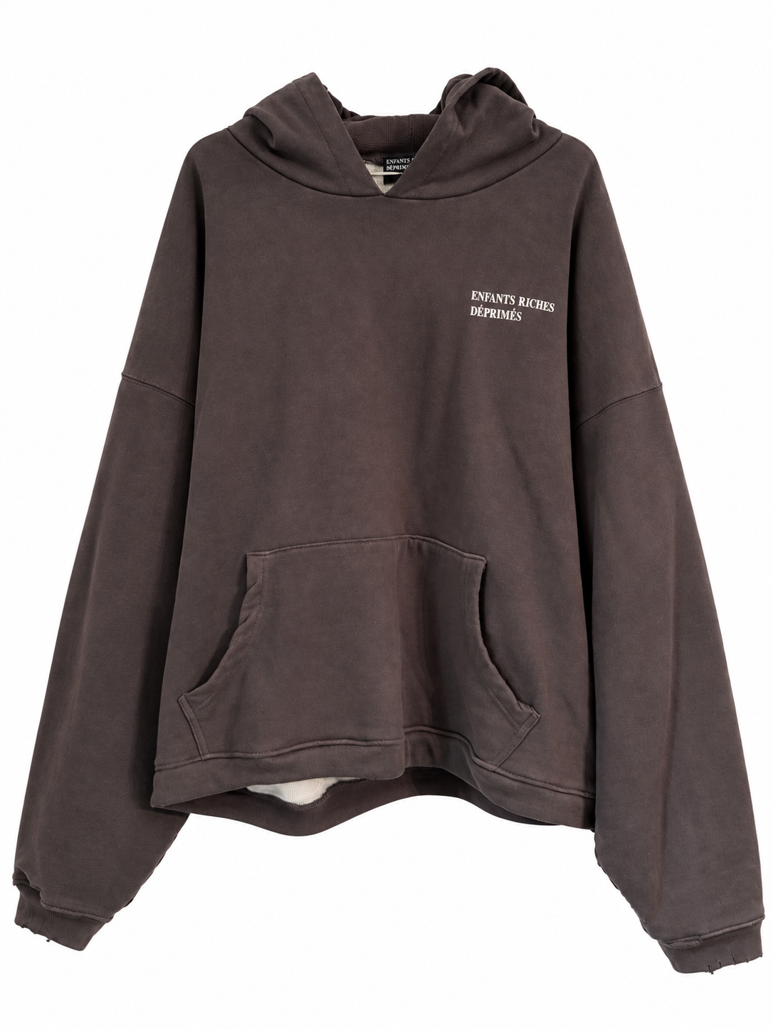 ERD thermal logo hoodie size M