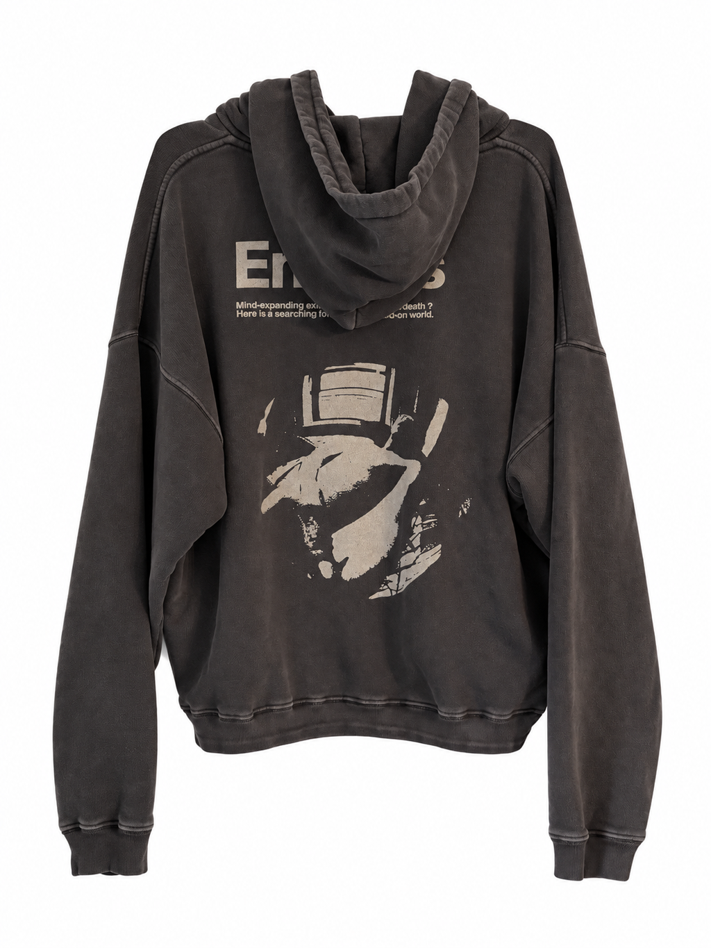 ERD turned on world hoodie size S