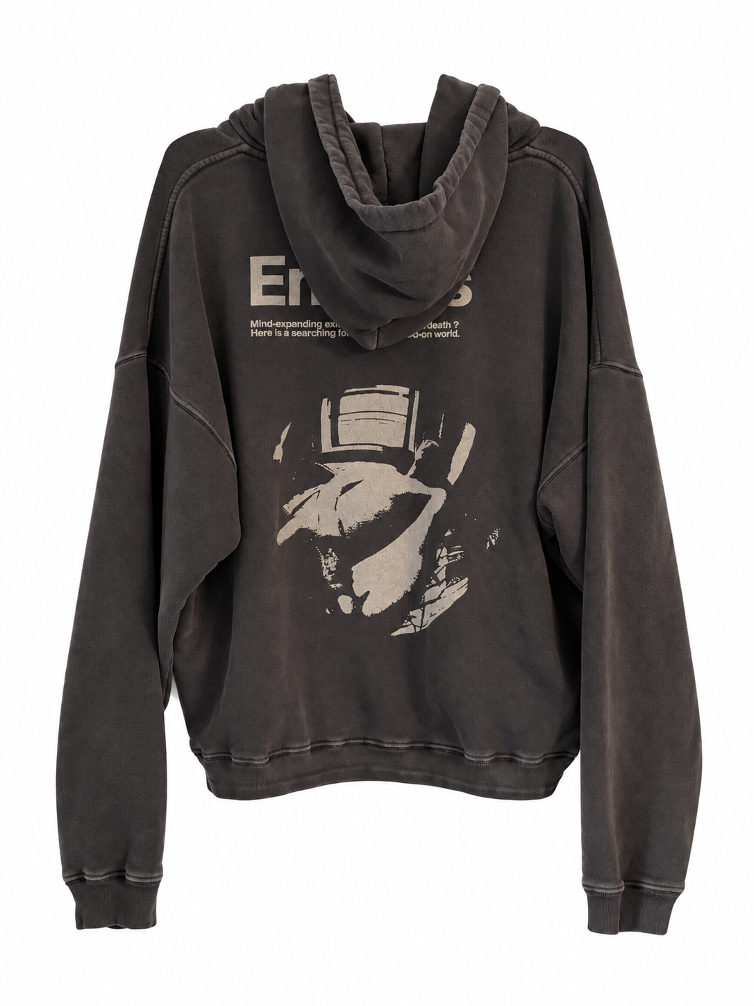 ERD turned on world hoodie size S