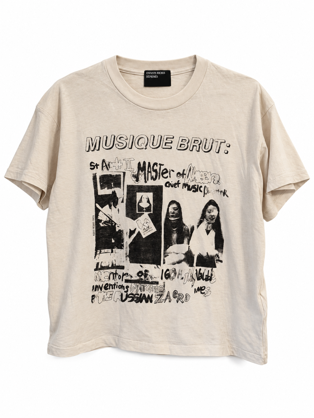 ERD musique brut tee size S