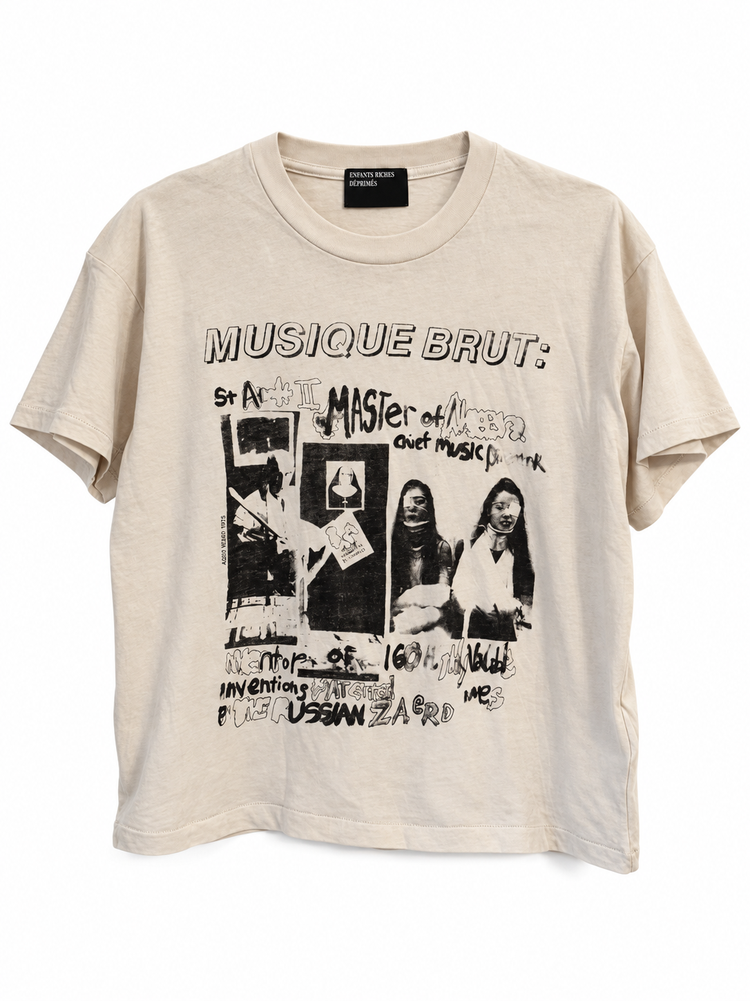 ERD musique brut tee size S